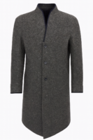 Handmade Pure Woolen Long Coat for Men – Traditional Winter Overcoat